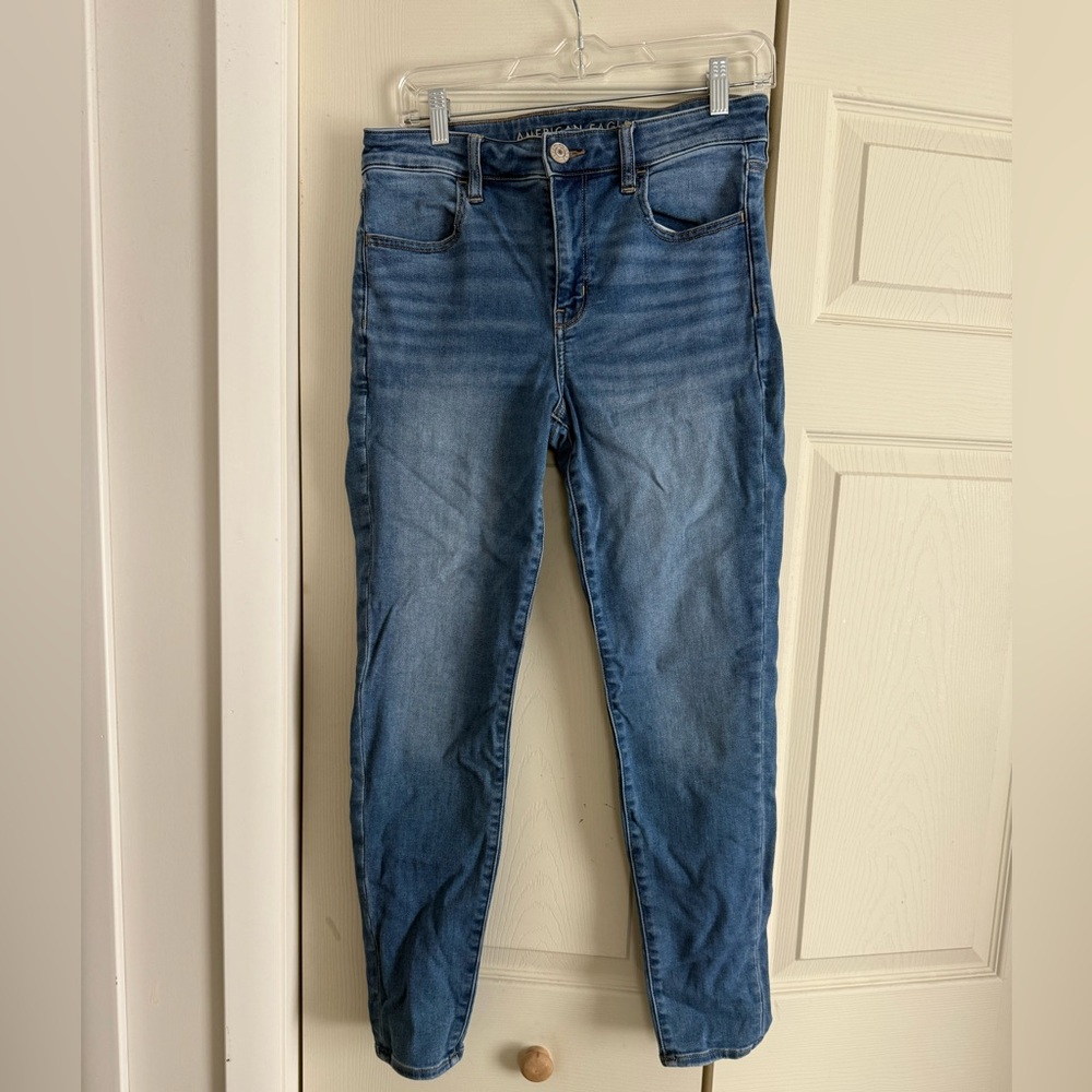 American Eagle Outfitters Women's Blue Skinny Jeans